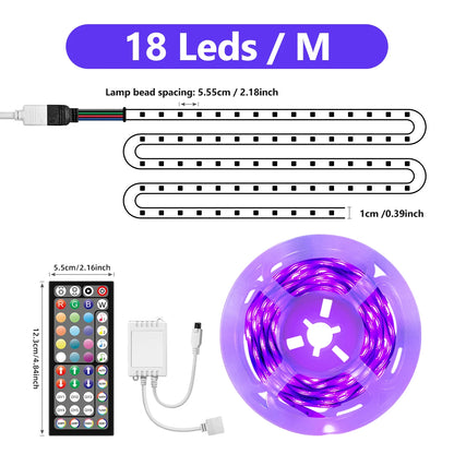 LED Strip Light ,RGB 5050/SMD3535, Flexible Ribbon, DIY Led Light Strip RGB  Tape Diode DC 12V bluetooth Christmas lights