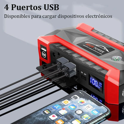 12V Auto Batterie Jump Starter Power Bank Tragbare Auto Batterie Booster Ladestartgerät Notlicht Diesel Doppelstart